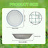 1/4 Inch Compost Sifter for Garden Sand Soil, Garden Potting Mesh Sieve Sifting Pan,Soil Sifter Mesh Gardening Tool Best for Plants and Flowers Gr...