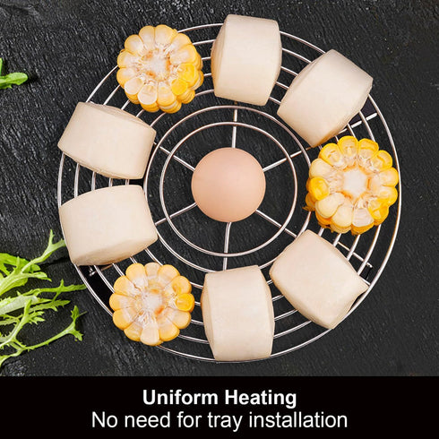 Round Steamer Rack and Cooling Rack,Stainless Steel Pot Trivet, Cooking Rack,Wire Steamer Kettle Rack Holder, Air Fryer Cooking Steamer Rack for B...