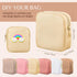 Remerry 6 Pcs Nylon Cosmetic Bag Travel Make up Pouch Toiletry Bag with Zipper Preppy Makeup Bag Waterproof Makeup Organizer Bag Set for Women Gir...