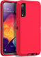 MXX Heavy Duty Compatible Case Made for Samsung Galaxy A50 - (No Screen Protector) Drop Protection Tough Case for Your Galaxy A50/ A50s/ A30s (Red...
