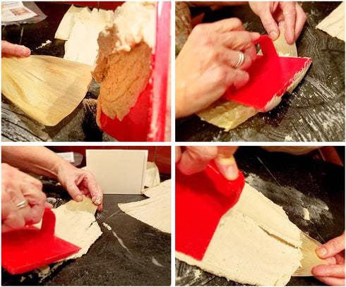 Tamales Masa Spreader, 2 Pack, Can be white, red, black or green...