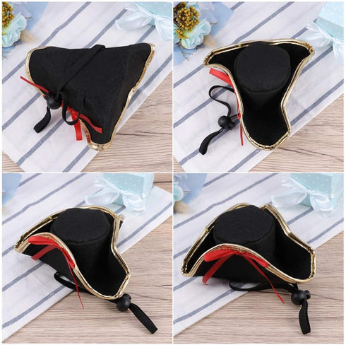 BinaryABC Halloween Pet Pirate Hat,Halloween Pet Dog Cosplay Costume Accessory Photo Props,15 x 11 x 5.5cm...