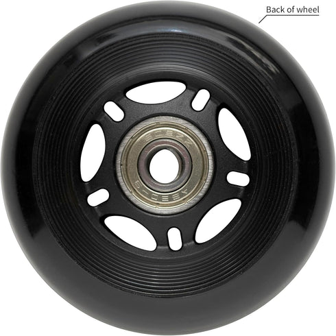 Flux 2 76mm RipStik Wheels 85A for Ripsurf Caster Board, RipStik Wave Board, or Crazy Cart Wheels Replacement, 2 Pack with Bearings...