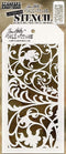 Tim Holtz - Stampers Anon Stencil, Ironwork-Layered...