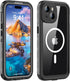 for iPhone 15 Waterproof Case with Built-in Screen Protector, Shockproof Dustproof Full Body Protective IP68 Waterproof Phone Case for iPhone 15 6...