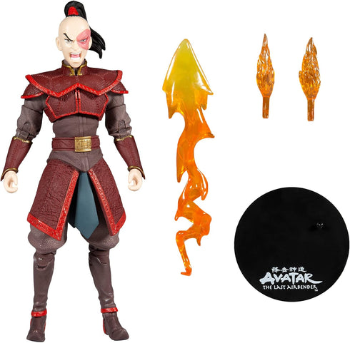 McFarlane Toys Avatar: The Last Airbender Prince Zuko 7" Action Figure with Accessories...