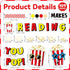 Popcorn Cutouts Popcorn Theme Classroom Bulletin Board Decorations Reading Makes You Pop Themed Birthday Party Supplies for Toddler Kids Students ...