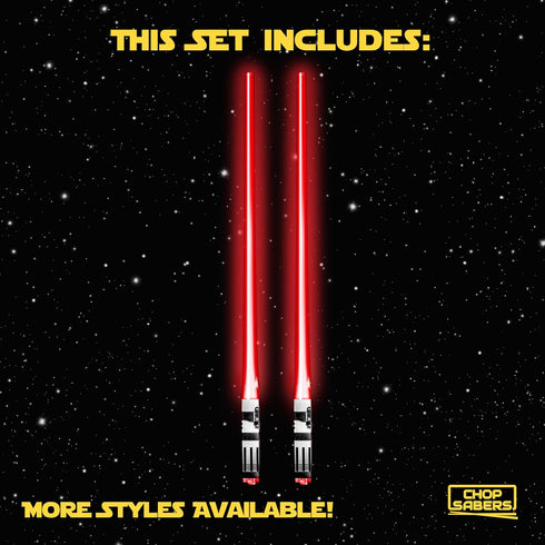 LightSaber Chopsticks Light Up Saber Led (1 Pair, Red)...
