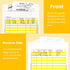 12 Pack Receipts Organizer Expense Envelopes 6.5 X 9.4 in Record Expenses and Log Mileage Tracker Business Expense Ledger for Small Business Store...