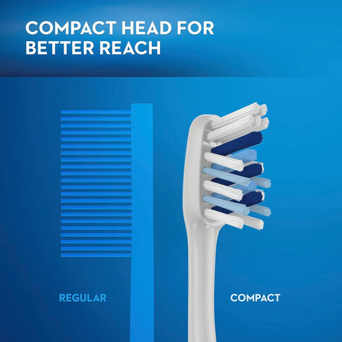Oral-B CrossAction Compact Toothbrush, Soft, 6 Count...