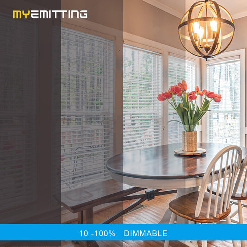 Dimmable ST58 LED Edison Bulbs, 4.5W Equivalent to 40W Vintage Light Bulbs, E26 Base 2700K ST58/ST19 LED Bulbs, Antique Flexible Spiral LED Filame...