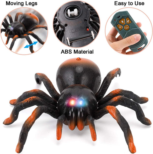 Liberty Imports RC Moving Tarantula Spider - Kids Wireless Remote Control Toy, Great for Pranks and Halloween Decorations, Realistic Scurrying Mov...