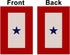 Military Service Garden Flag One Blue Star Army Navy Marine Corps USA Family Memorial Day Veterans Day 4th of July Decoration for Outdoor Lawn Yar...