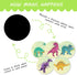 Zonon 10 Pcs Dinosaur Potty Training Stickers Dinosaur Toilet Target Sticker You Pee on Reusable Potty Toilet Targets Color Changing Pee Target fo...