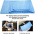 Dog Cooling Mat Pet Cooling Pads Dogs & Cats Pet Cooling Blanket for Outdoor Car Seats Beds (Blue, 28IN * 40IN)...