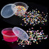 Augshy Small Slime Containers With Lids, 50 Pack Hawaiian Shaved Ice Mold Jello Shot Cups Condiment Containers Plastic Portion Cups with Lids for ...