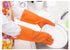 4 Pair Waterproof Reusable Dishwashing Nitrile Gloves for Car-washing Laundry Household Cleaning Medium...