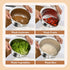 Rice Washer Strainer Bowl - 4-in-1 Washing Bowl for Quinoa, Stainless Steel Rinser With Side Drainers Small Colander for Cleaning Fruits, Vegetabl...
