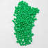 1000 Pcs Acrylic Pony Beads 6x9mm Bulk for Bracelet Necklace Jewelry Making Earring Hair Braiding Kandi Beads (green2)...