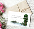 Tree Bridge River Scenery Clear Stamps for Card Making and Photo Album Decorations, Tree Lake Landscape Transparent Rubber Stamps Seal for DIY Scr...