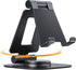 Nulaxy 360 Rotating Cell Phone Stand, Fully Adjustable Foldable Desktop Phone Holder Cradle Dock, Thick Case Friendly, Compatible with All Phones,...