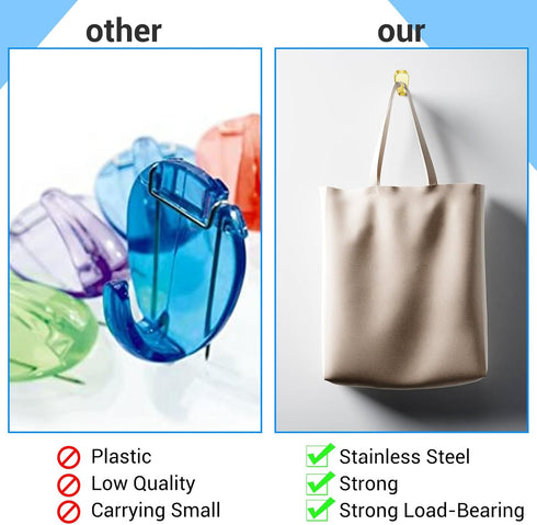 LEIFIDE Cubicle Hooks Fabric Panel Wall Hooks Cubicle Clips Cubicle Coat Hook Cubicle Picture Hangers for 40 Lbs Office Home Kitchen Room Board Ha...