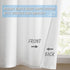 Home Queen Waffle Curtain Valance Window Treatment for Kitchen Bathroom Window, Straight Window Valance, Set of 1, 60 X 16 Inch, Solid White...