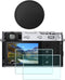 Lens Cap+Screen Protector for Fujifilm Fuji X100V X100VI Camera(for Accessories),X-100V X-100VI LCD Screen Protector +Aluminum Lens Cap with Flock...