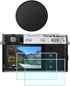 Lens Cap+Screen Protector for Fujifilm Fuji X100V X100VI Camera(for Accessories),X-100V X-100VI LCD Screen Protector +Aluminum Lens Cap with Flock...