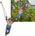 TOPINCN Swinging Monkey Outdoor Statue Ceremony Supplies Unity Candles Ornament, Tree Hanging Sculpture Animal Figurines for Garden Lawn Patio Yar...
