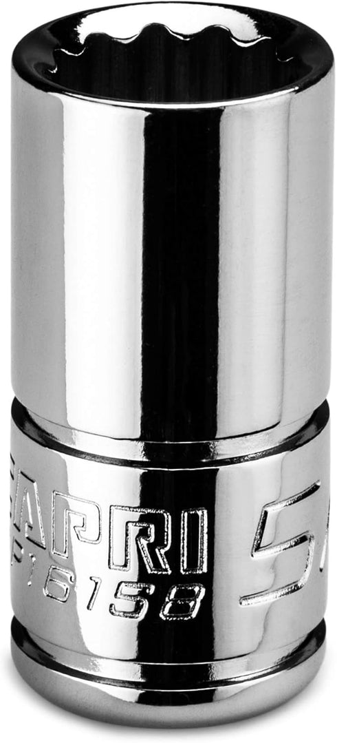 Capri Tools 5/16 in. Shallow Socket, 1/4 in. Drive, 12-point, SAE (CP16158)...
