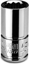 Capri Tools 5/16 in. Shallow Socket, 1/4 in. Drive, 12-point, SAE (CP16158)...
