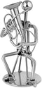 Broadway Gift Silvertone Tuba Player 6 inch Table Top Figurine...