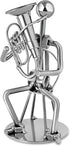 Broadway Gift Silvertone Tuba Player 6 inch Table Top Figurine...