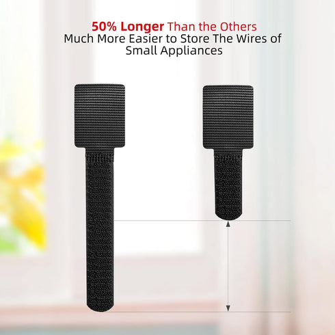 Cord Organizer for Appliances 12 Pack, SUITMAT Cable Organizer Cord Holder for Small Kitchen Appliances, Kitchenaid Stand Mixer Air Fryer Coffee M...