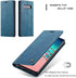 Samsung Galaxy S10 Wallet Case, Magnetic Stand Leather Flip Protective Case with ID & Credit Card Slots Holder Case Wallet for Galaxy S10(Blue)...