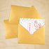 LUXPaper A2 Contour Flap Invitation Envelopes | 4 3/8" x 5 3/4" | Gold Metallic | 80lb. Text | 50 Qty...