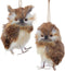 Kurt Adler Plush Brown Owl Ornament...