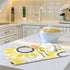 Sunflowers Dish Drying Mat for Kitchen, 16x18 Microfiber Mat Absorbent Reversible...