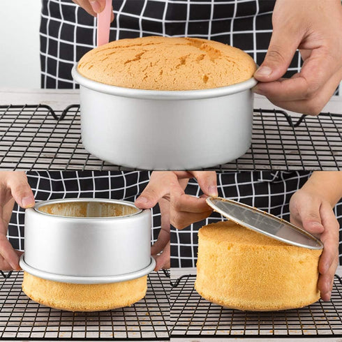 10 Inch Round Cheesecake Pan,Aluminum Round Cake Panwith Removable Bottom, Anodized Aluminum Chiffon Cake Mold Baking Pan...