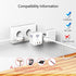 European Travel Plug Adapter, International Plug Adapter,with 20W PD&QC 3.0 USB-C and USB-A Ports Charging Faster,Travel Essentials from US to Mos...