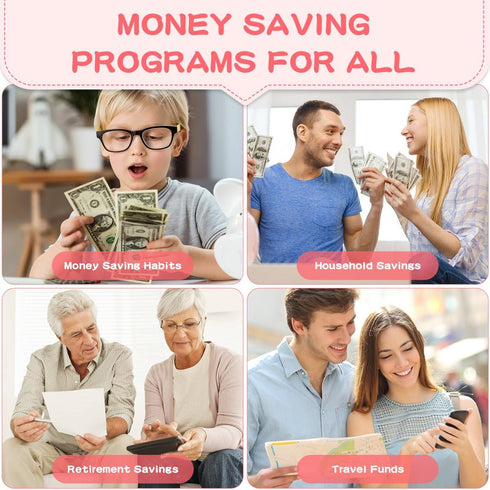 100 Envelopes Money Saving Challenge Binder, A5 Budget Binder with Cash Envelopes, Savings Challenges Budget Book to Save $5,050, Budget Planner f...