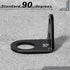 Therwen 8 Pcs 3/16" Mounting Hole Brake Bolt on Type Brake Line Tabs Mounting Tabs 90 Degree Brake Line Adapter Weld...