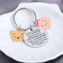MYOSPARK Pooh Bear Gift Piglet Keychain Movie Inspired Gift Friendship Jewelry BFF Gift You are Braver Stronger Smarter...