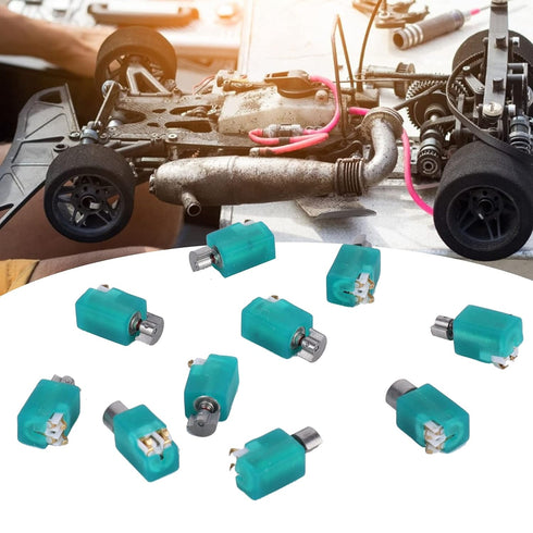 Micro Vibration Motor, Mini Electric Motors Low Noise 5400RPM Vibrating Machinery Parts ABS Shell 4x8mm for DIY Toys for Electronic Equipment...