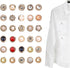 30PCS Women Shirt Brooch Buttons Cover up Anti-Exposure Fixed Brooches Pearl Decorative Pins Buttons for Coat Dress Clothes...