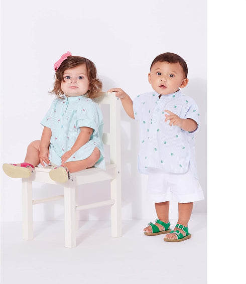 New Look Easy Babies' Dress, Shorts, and Pull-Over Top Sewing Pattern Kit, Code N6725, Sizes NB-S-M-L, Multicolor...