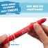DOODLE HOG Washable Crayons 12 Colors, Kids and Toddler Crayons, Watercolor, Non Toxic, 3 in 1, for Kids Ages 4-8...
