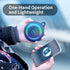Bluetooth Shower Speaker Waterproof - Small Portable Speaker Wireless with Louder Volume and Powerful Bass - Colorful Lights and 10H Playtime - Li...