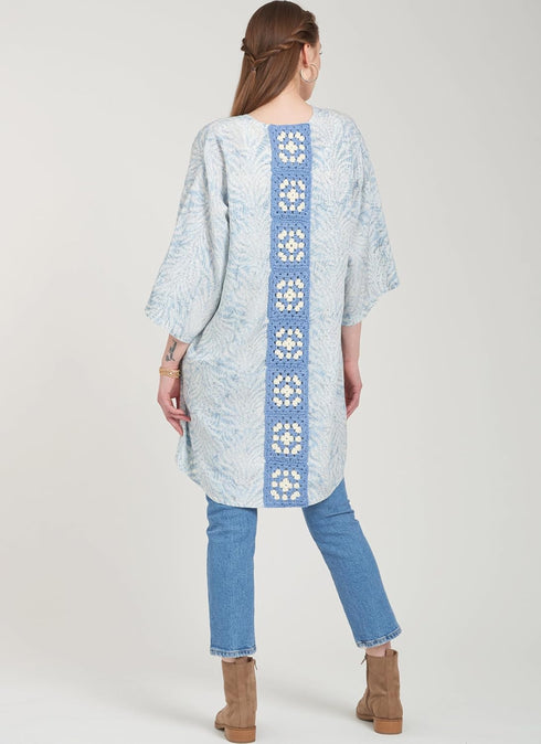 Simplicity SS9633AMisses' Crochet Top, Jacket and Bag Sewing Pattern Kit, Code S9633, Sizes XS-S-M-L-XL, Multicolor...